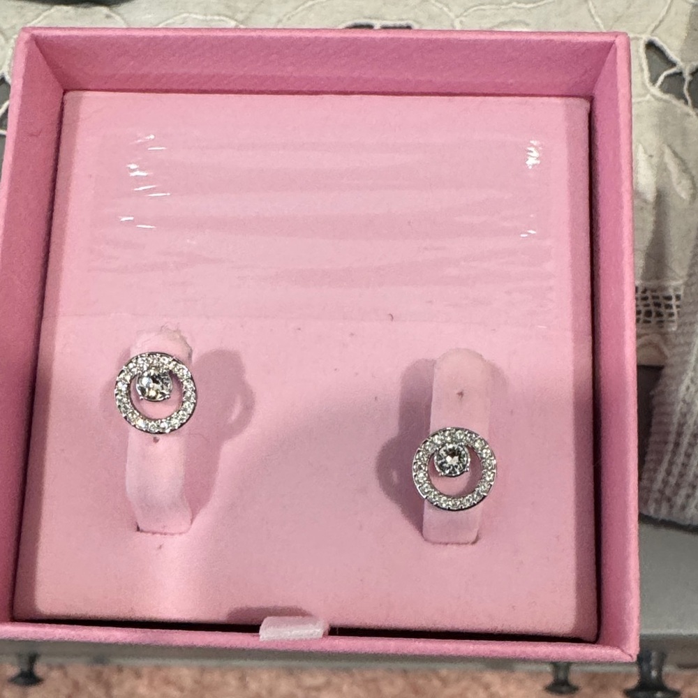 Swarovski white rhodium  Earrings